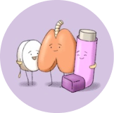 asthma drawings